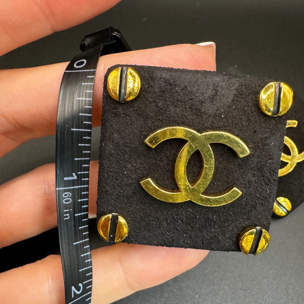 ❗️FINAL PRICE❗️LOT 1265 SUPER RARE 24K gold plated CHANEL vintage clip on